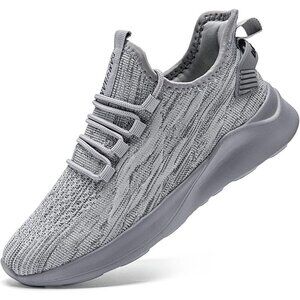 Brand New Women Light Grey Synthetic ZMBCYG Shoes Running Walking Slip On Sport